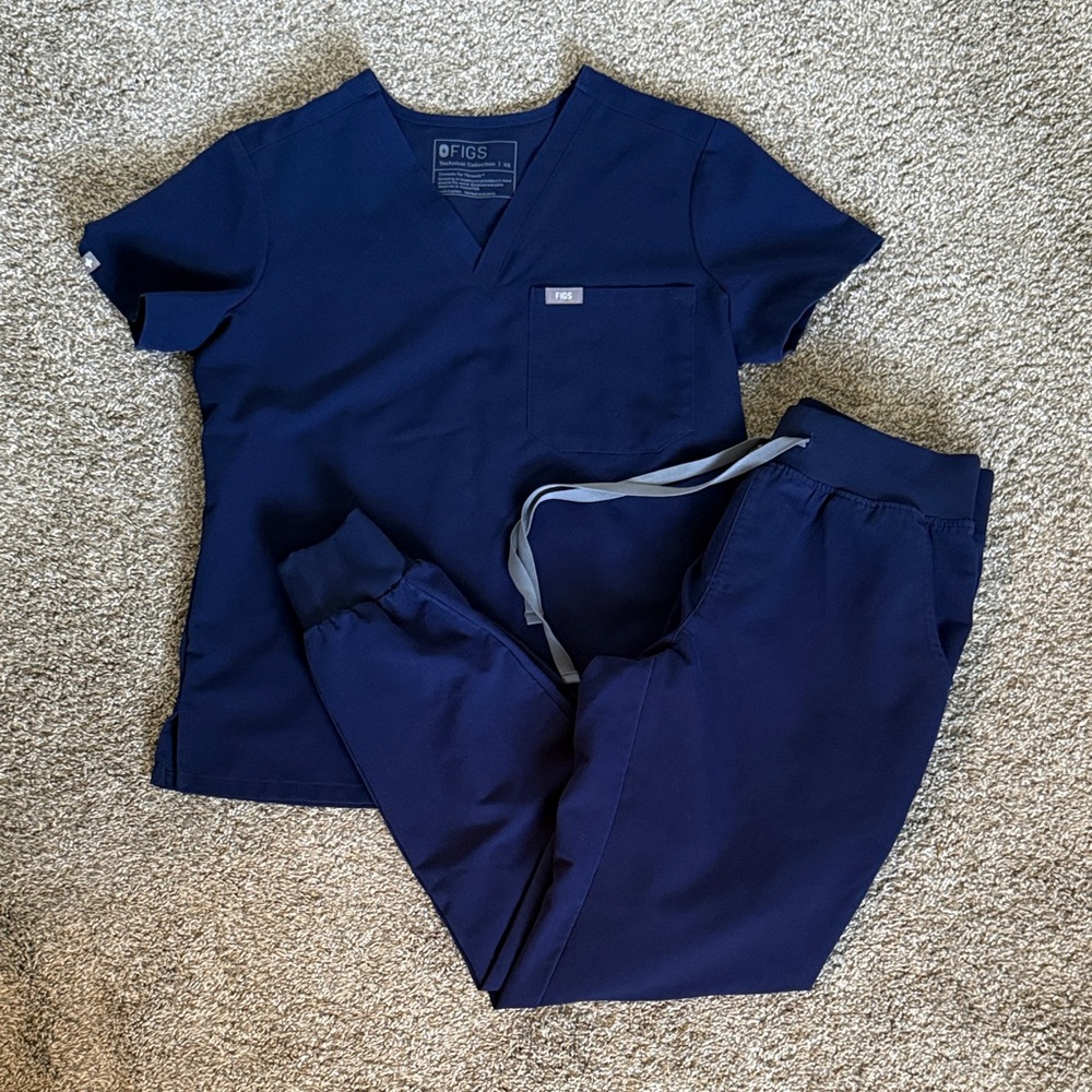 Figs Scrub Set #1 - Navy